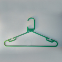 Kleiderbuegel aus Kunststoff, 44cm, Grün